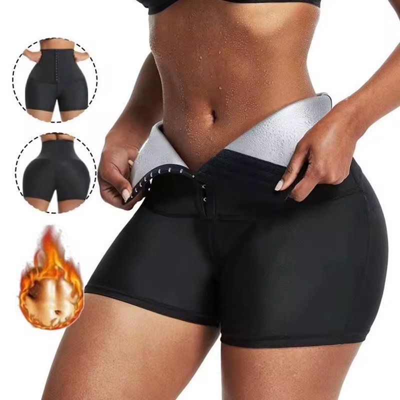 Detalhes frontais da Cinta Short Térmica