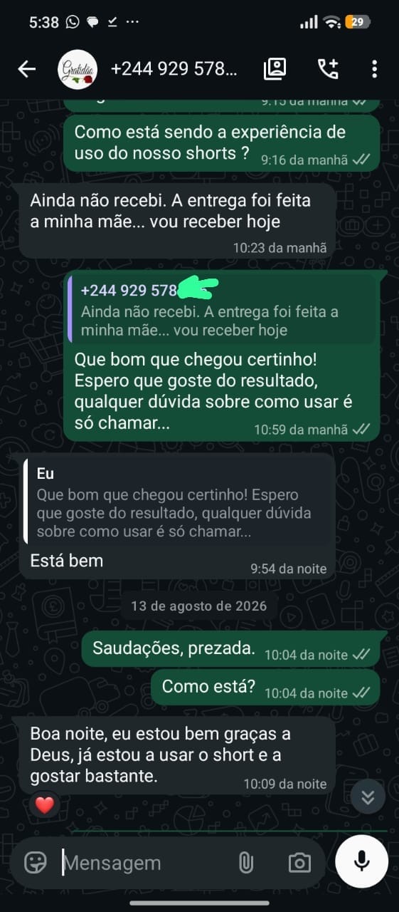 Depoimento real de cliente 1
